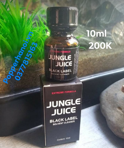 Popper jungle juice màu đen