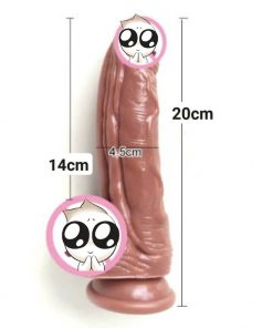 Dương vật giả gắn tương gân guốc 14cm đường kính 4.5cm
