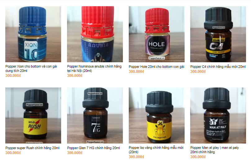 Địa chỉ bán popper tại Hà Nội
